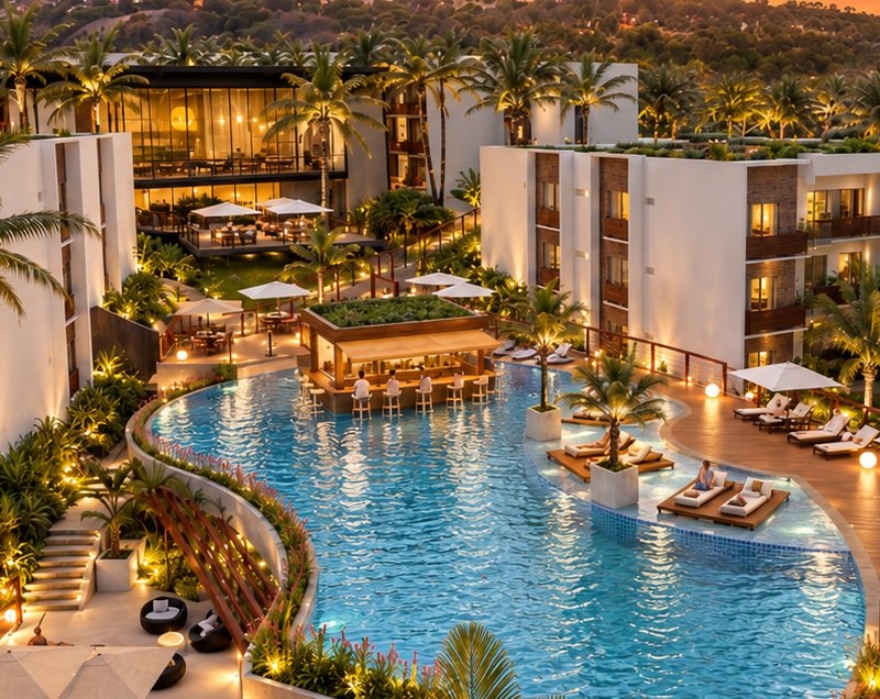 Empreendimento de hotelaria e lazer